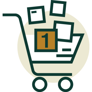 Shopping cart icon